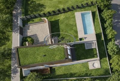 Exclusivitate 0% comision - Teren cu autorizatie pentru casa cu piscina - 2