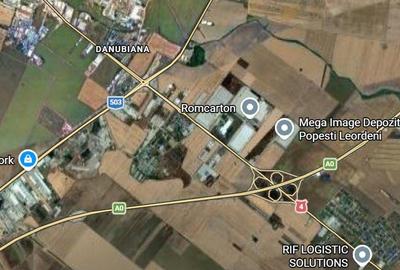 Popesti Leordeni, teren intravilan 2,8ha, deschidere 70mp la sosea - 1