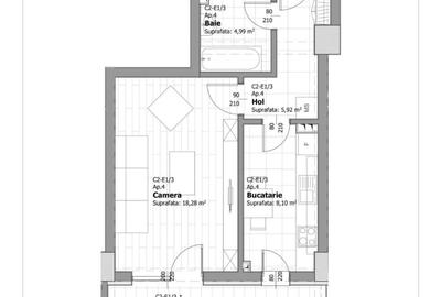 Complex rezidential cu finisaje moderne, apartament cu 1 camera - 5