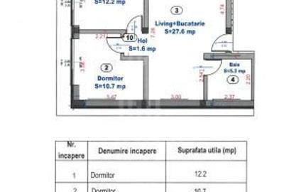 Apartament 3 camere | zona Turnisor | 57,4 mp - 9