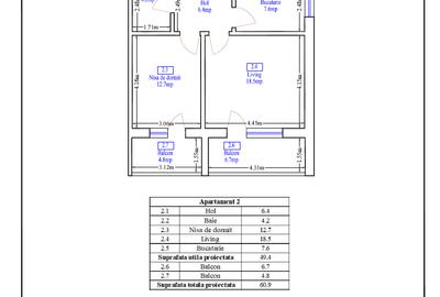 Apartamente noi decomandate 61mp , Pallady -Ikea - 10