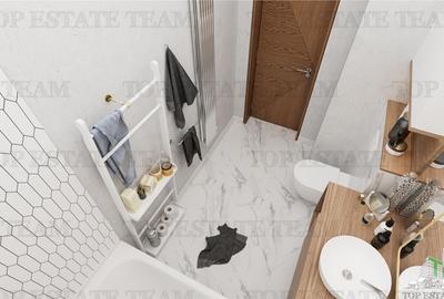 Apartament 2 camere intr-un bloc nou, modern, 62mp utili + balcon,  la 15 minute - 17