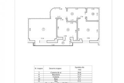 Apartatment cu 2 camere, decomandate - cu loc de parcare inclus - 11