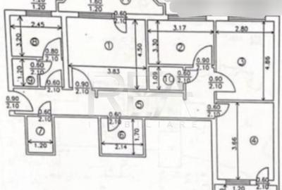4 camere, 3/9, 96mp, renovat, bloc 1979-Lujerului - 1