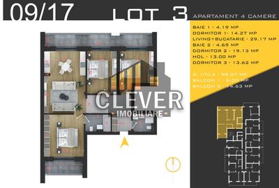 Apartament 4 Camere 118 mp, Pallady, metrou Teclu - 1