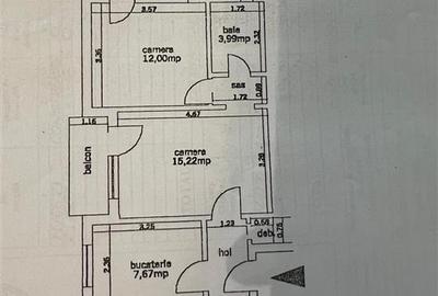 1100euro/mp Apartament 2 camere - Podu Ros - 6