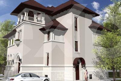 Vila cu arhitectura deosebila de vanzare- Primaverii- televiziune - 4