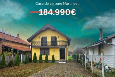 Casă individuală cu 3 camere în Mărtinești