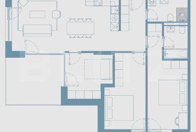 Comision 0! Ray by Hexagon - 4 camere, 2 bai, terasa - 2