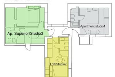2 Camere Compartimentat în 3 Unități | Investiție Centru Istoric - 17