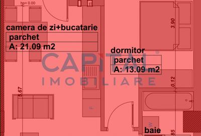 Apartament de vanzare, 2 camere, etaj 3, lift, bloc nou, comision 0% - 2