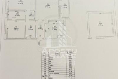 Apartament cu 3 camere, curte si boxa de vanzare, Zona Dorobantilor - 15