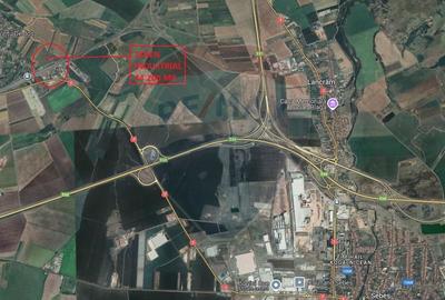 44.200 mp teren industrial A1 Sebes . Autorizare rapida - 2