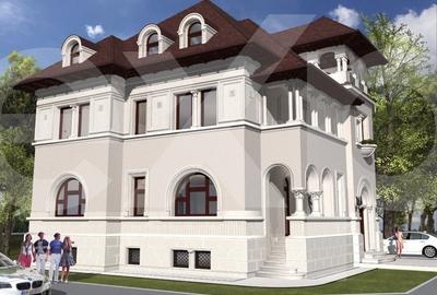 Vila cu arhitectura deosebila de vanzare- Primaverii- televiziune - 5