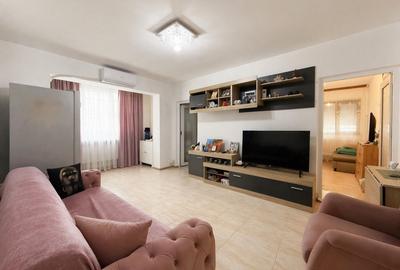 Apartament cu 3 camere semidecomandat, mobilat în Brătianu