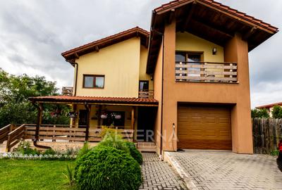 Casa individuala 268mp | 4 dormitoare + studio | 1100mp teren | Faget - 37
