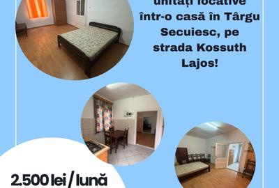 De închiriat două unități locative într-o casă în Târgu Secuiesc, pe strada Koss - 1