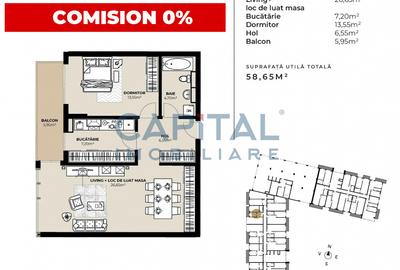 Apartament 2 camere – Marasti, bloc nou in constructie - 1