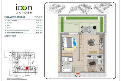 Apartament 2 camere - ICON Garden, finalizat - zona Moșilor - 3