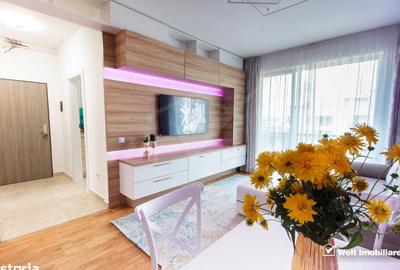 Apartament cu 2 camere semidecomandat, mobilat în Andrei Mureșanu