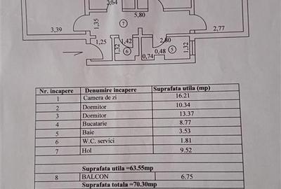 3 camere, Mobilat si Utilat, decomandat, 2 bai, Obor - Dinamo - 14