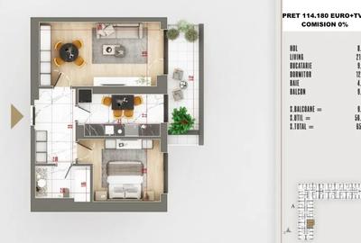 0% Comision | 2 camere Pallady | Finisaje premium | Proiect nou finalizat - 8
