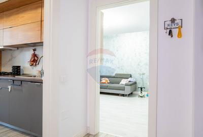 Dobroesti - vanzare apartament 2 camere mobilat complet, cu terasa - 9