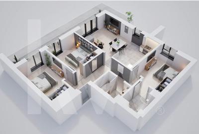 Apartament 4  camere - 6