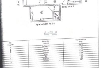 Apartament 3 camere decomandat – Etaj 2 – Mobilat și utilat - 7