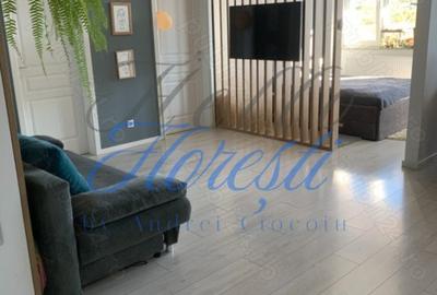 Apartament cu 3 camere semidecomandat, mobilat în Borhanci
