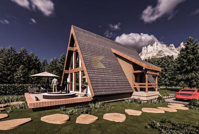 Casa noua in faza de proiect | A-frame | ideala investitie | Rasnov - 5