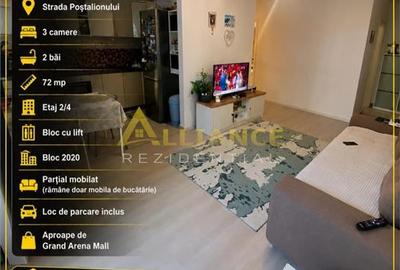 Apartament cu 3 camere decomandat, mobilat în Berceni