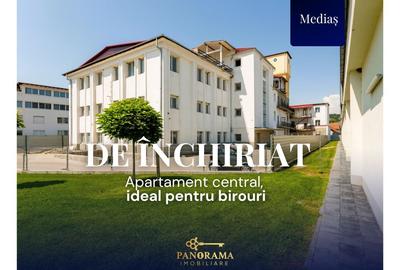 Apartament de închiriat pentru birouri în Mediaș, 86mp, zona Primăriei - 1