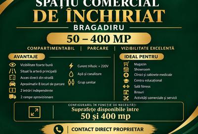 Spațiu comercial, 50 mp în Central