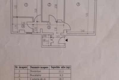 Apartament cu 2 camere decomandat, mobilat în Vidin-Progresul