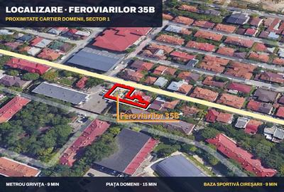 Teren Construcții intravilan de 381 mp, în Domenii