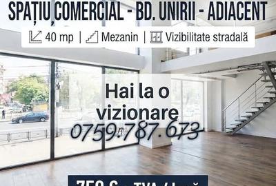 Spațiu comercial, de 40 mp, în Unirii