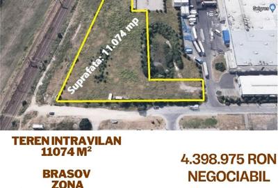 Teren Construcții intravilan de 11074 mp, în Sud