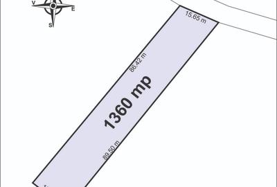 Vânzare teren 1360 mp în Măgurele, strada Codrului - 10