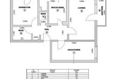 Apartament 3 camere in Turnisor - 8