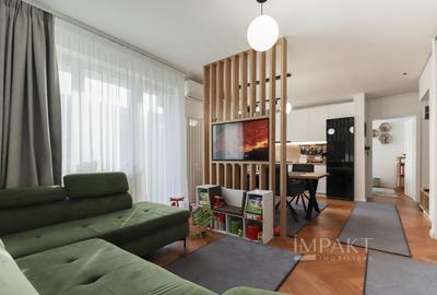 Apartament cu 3 camere semidecomandat, mobilat în Gheorgheni