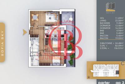 Apartament Finalizat 3 camere Direct Dezvoltator Comision 0 - 1