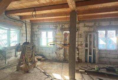 Casă P+M la roșu + teren 1.239 mp – Sărata (Bacău) – 74.900 € - 5