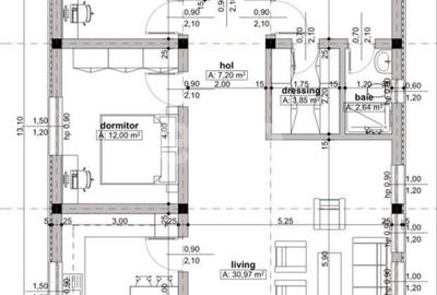 Casă parter 4 camere, la cheie, teren 400 mp, zonă centrală Bradu - 6