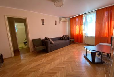 Apartament cu 2 camere semidecomandat, mobilat în Mihai Bravu
