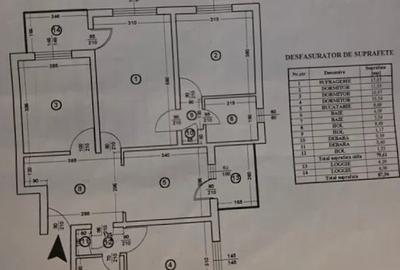 Apartament cu 4 camere semidecomandat în Berceni