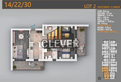 Apartament 3 Camere Decomandat, 2 balcoane, Comision 0%, Pallady - 2