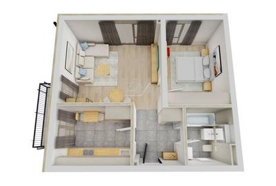 Comision 0! Etaj 1. Bucatarie inchisa. Loc de parcare. Lift. - 10