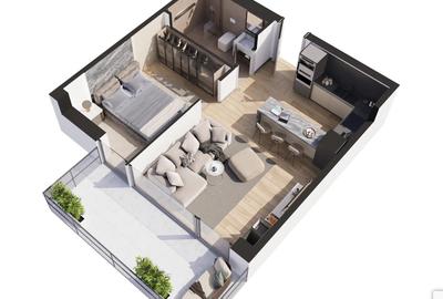 Apartament bloc nou 2 camere Aviatiei - 4