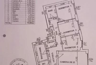 Apartaement 4 Camere,Tineretului,Metrou,Parc,bl.1980,parter/8,DECOMANDAT,2 bai - 8